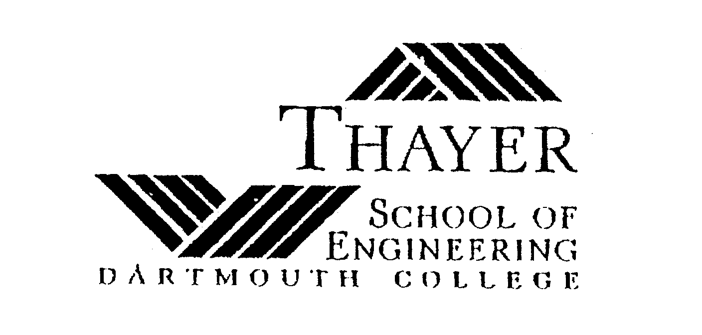 Trademark Logo THAYER SCHOOL OF ENGINEERING DARTMOUTH COLLEGE