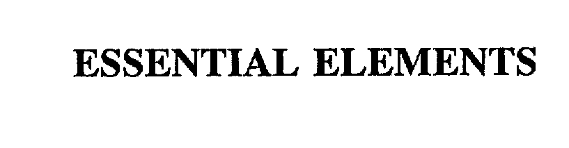 Trademark Logo ESSENTIAL ELEMENTS