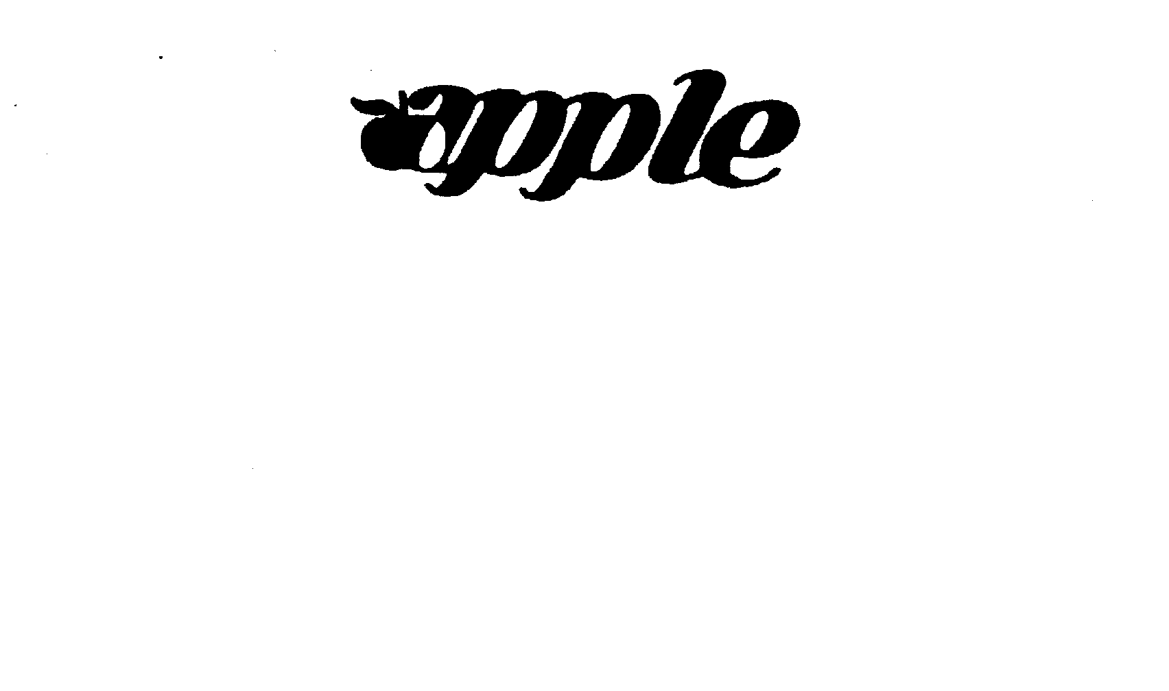 Trademark Logo APPLE