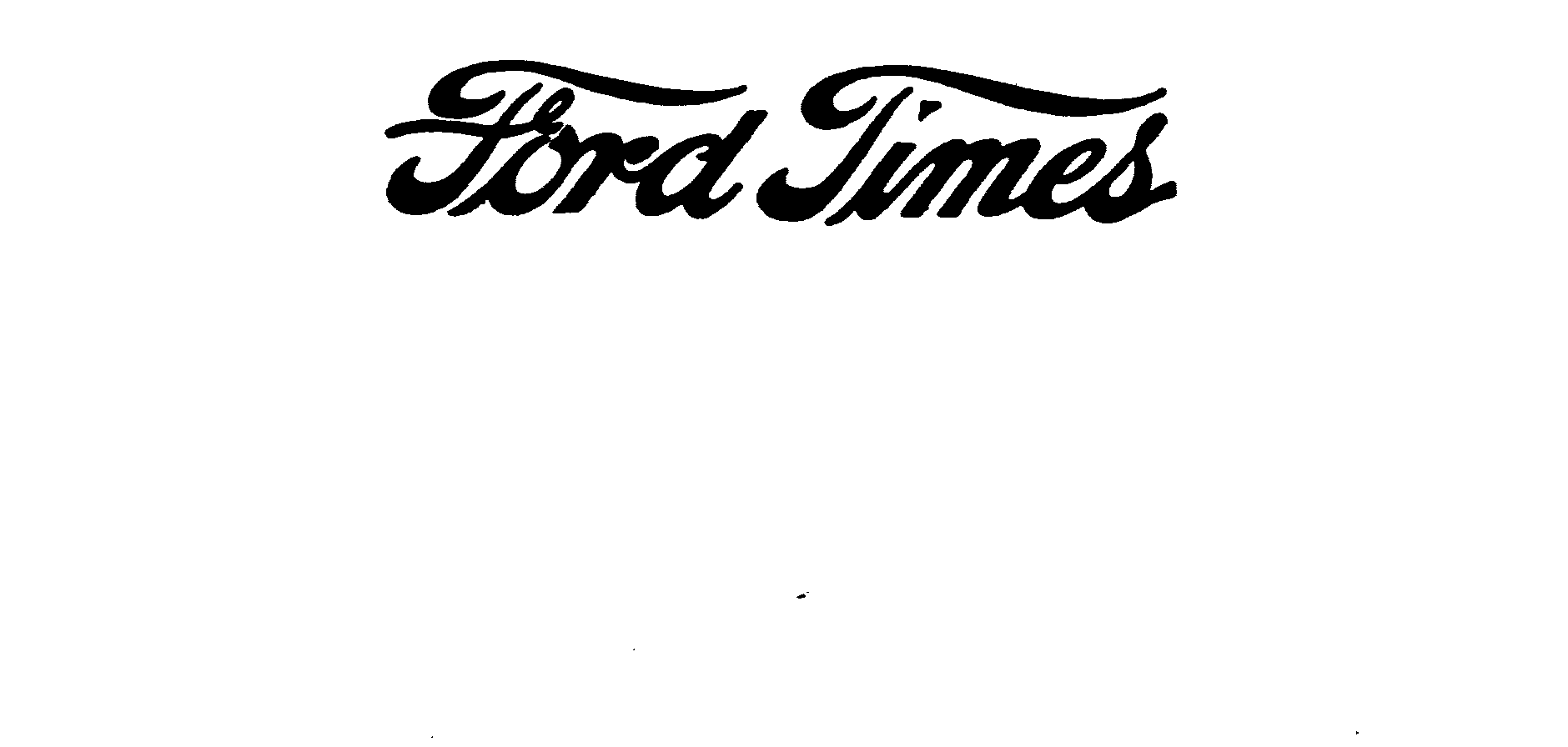  FORD TIMES