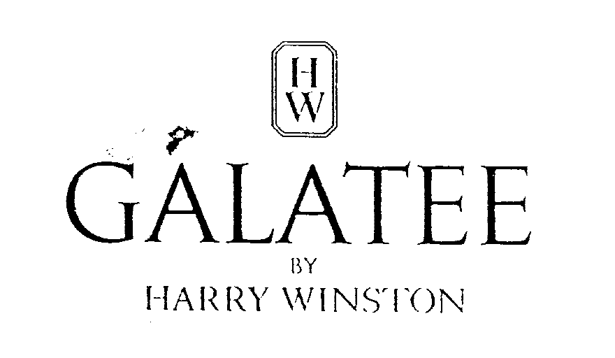 Trademark Logo HW GALATEE BY HARRY WINSTON