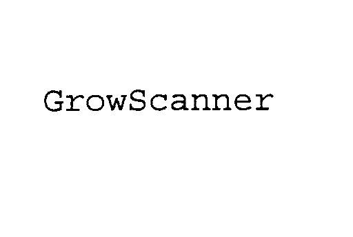 Trademark Logo GROWSCANNER