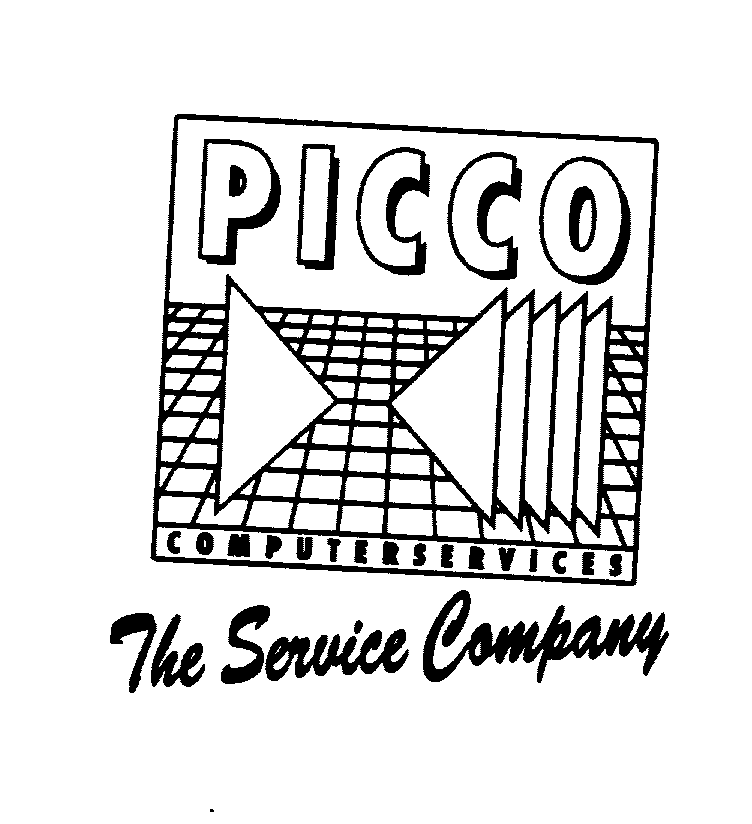 Trademark Logo PICCO COMPUTER SERVICES THE SERVICE COMPANY