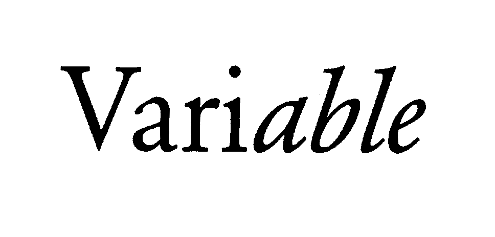  VARIABLE