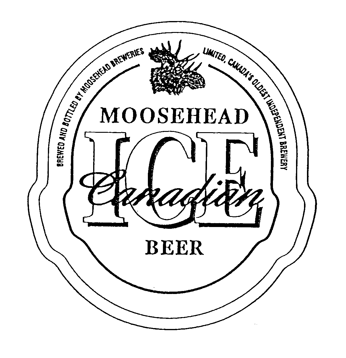  MOOSEHEAD CANADIAN ICE BEER BREWED AND BOTTLED BREWERIES LIMITED, CANADA'S OLDEST INDEPENDENT BREWERY
