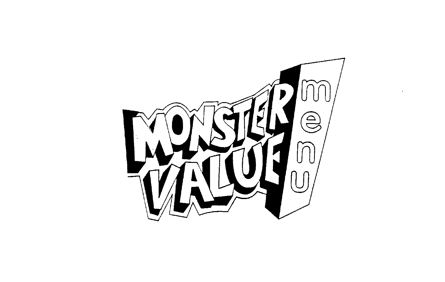 Trademark Logo MONSTER VALUE MENU