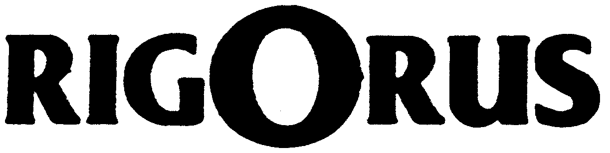 Trademark Logo RIGORUS