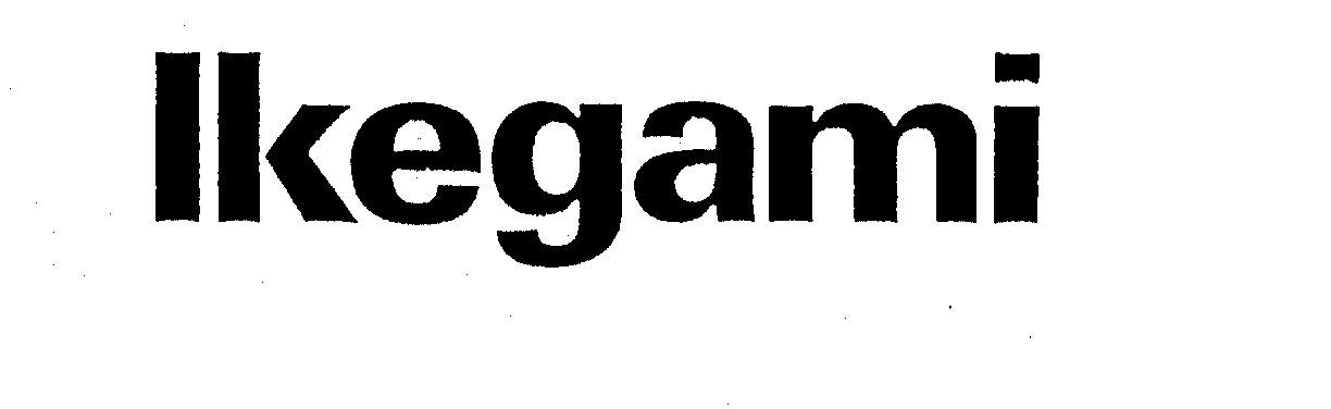 Trademark Logo IKEGAMI
