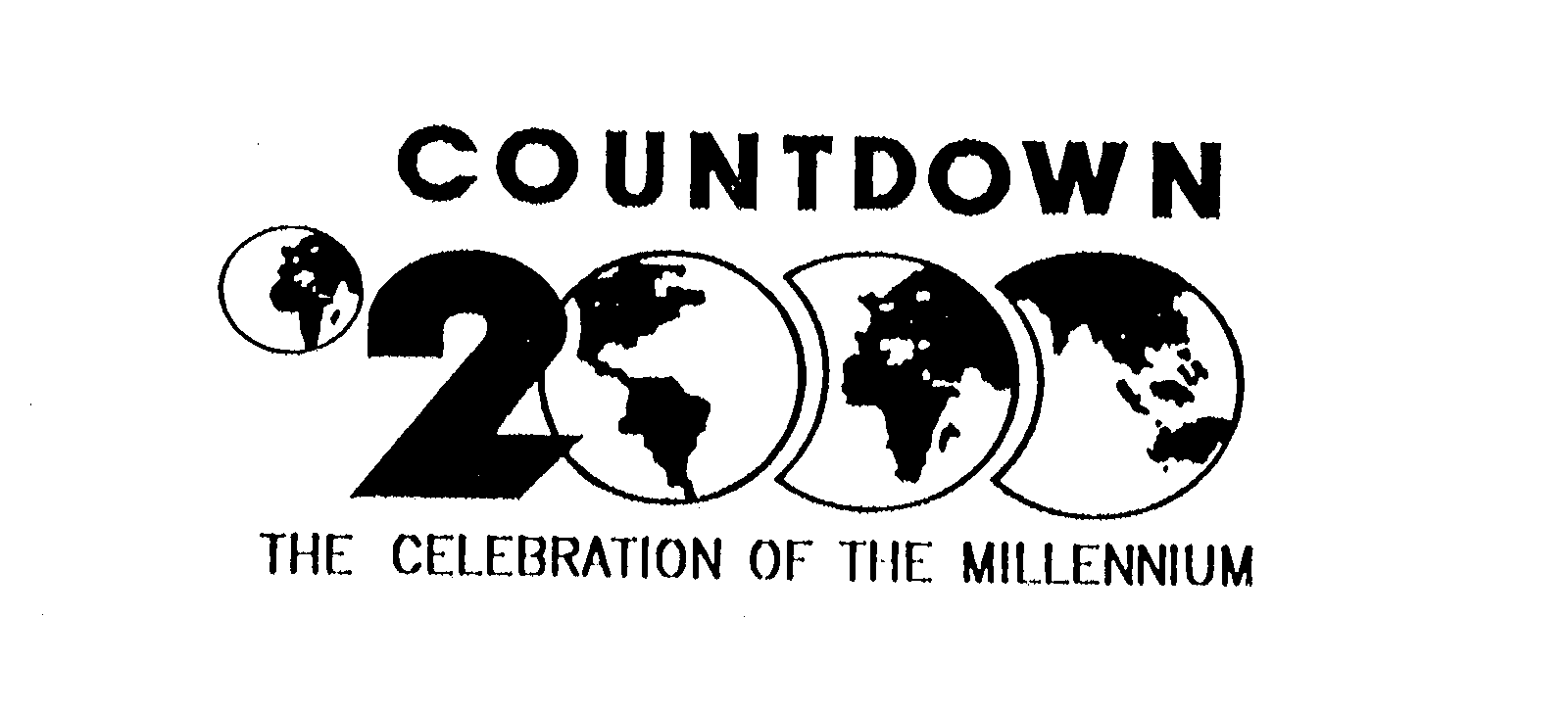Trademark Logo COUNTDOWN 2000 THE CELEBRATION OF THE MILLENNIUM