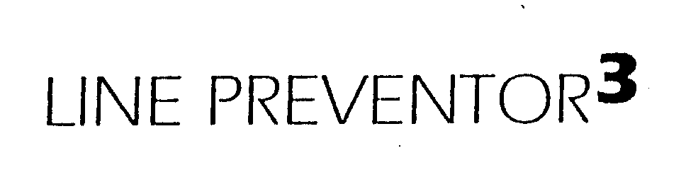 Trademark Logo LINE PREVENTOR3