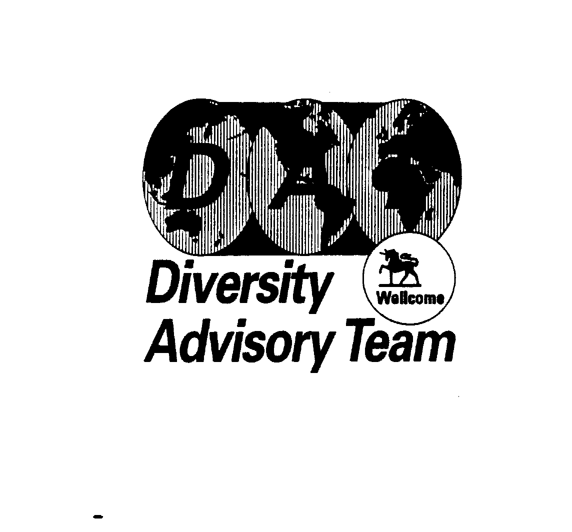 Trademark Logo DAT DIVERSITY ADVISORY TEAM WELLCOME
