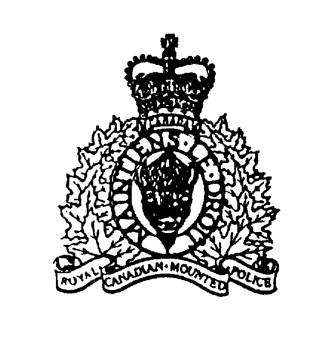 Trademark Logo CANADA MAINTIENS LE DROIT ROYAL CANADIAN MOUNTED POLICE