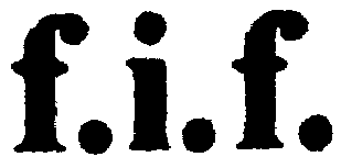 Trademark Logo F.I.F.
