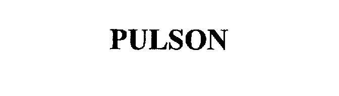Trademark Logo PULSON