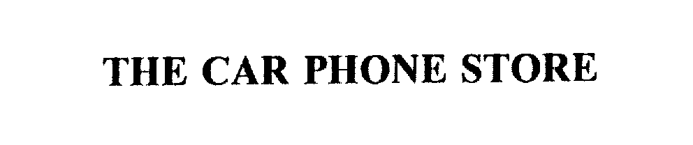 Trademark Logo THE CAR PHONE STORE