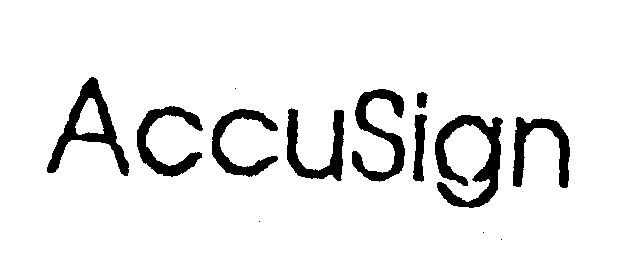 Trademark Logo ACCUSIGN