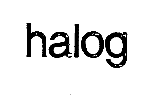 Trademark Logo HALOG