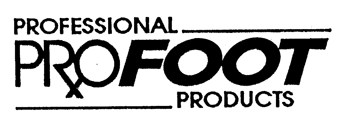 Trademark Logo PROFESSIONAL PROFOOT PRODUCTS
