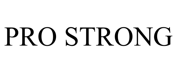 Trademark Logo PRO STRONG