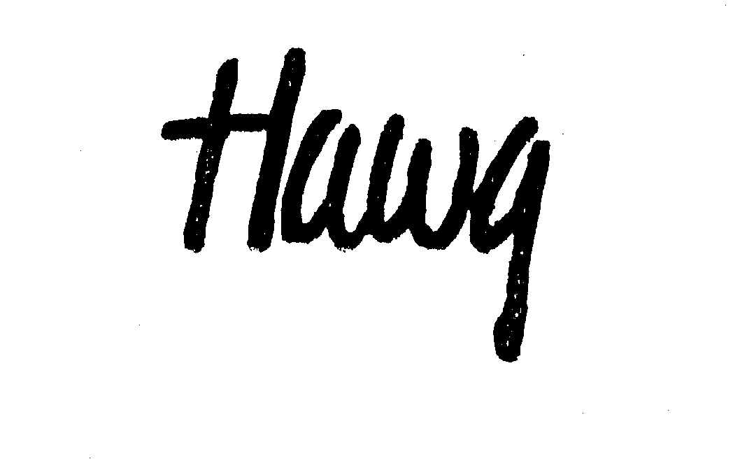 Trademark Logo HAWG