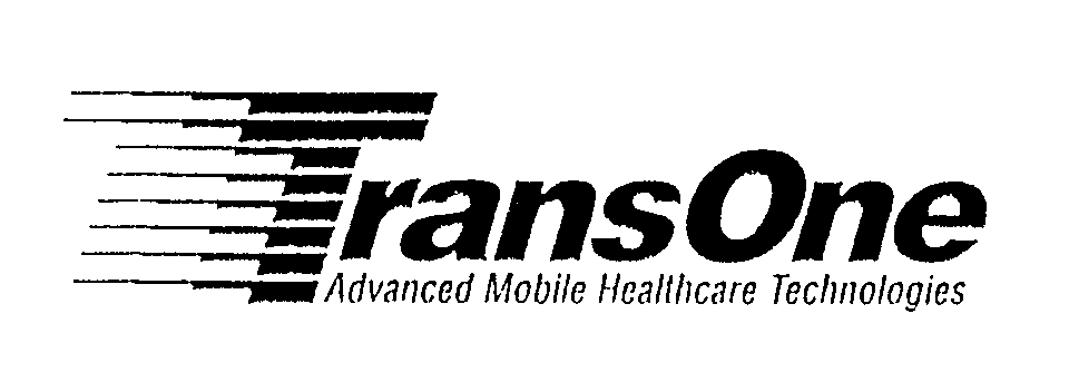 Trademark Logo TRANSONE ADVANCED MOBILE HEALTHCARE TECHNOLOGIES