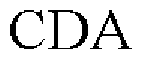Trademark Logo CDA