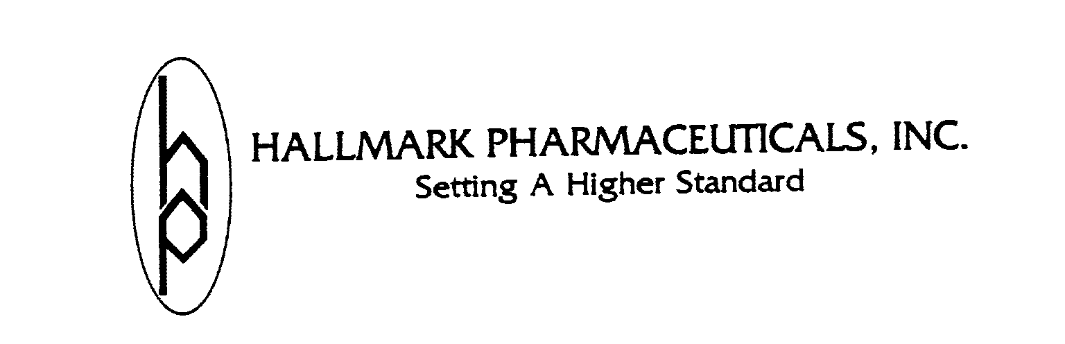 Trademark Logo H P HALLMARK PHARMACEUTICALS, INC. SETTING A HIGHER STANDARD