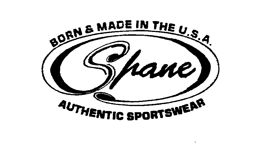  SHANE BORN &amp; MADE IN THE U.S.A. AUTHENTIC SPORTSWEAR