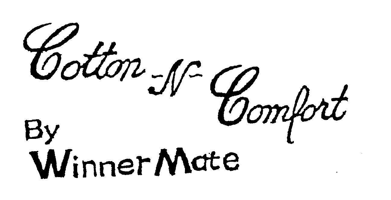 Trademark Logo COTTON-N- COMFORT BY WINNER MATE