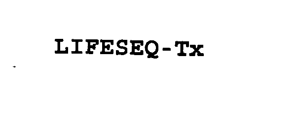 Trademark Logo LIFESEQ-TX