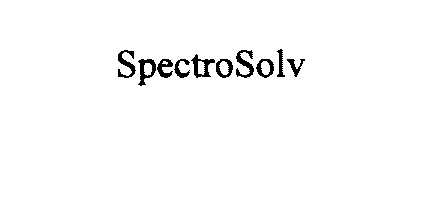 Trademark Logo SPECTROSOLV