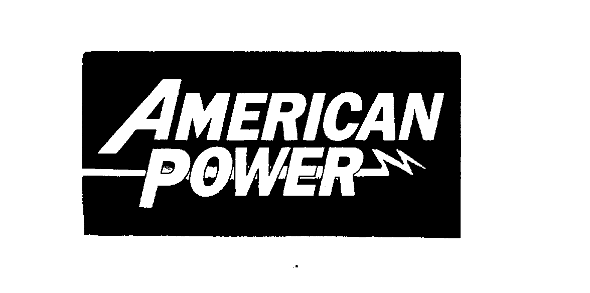 Trademark Logo AMERICAN POWER