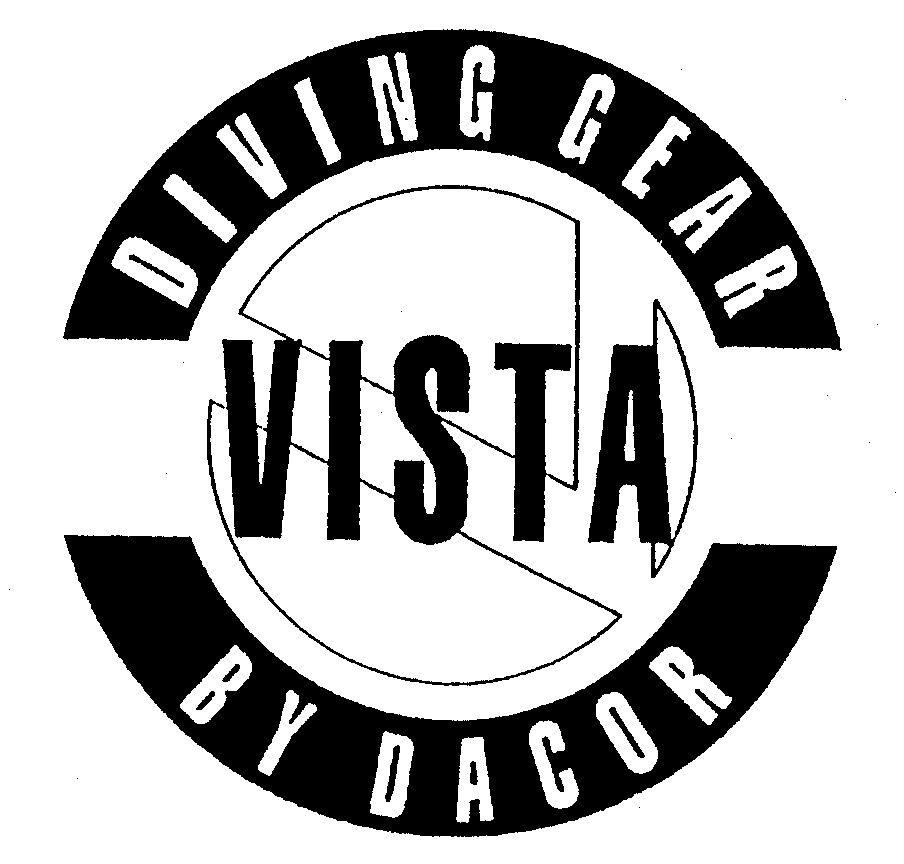 Trademark Logo DIVING GEAR BY DACOR VISTA