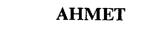 Trademark Logo AHMET