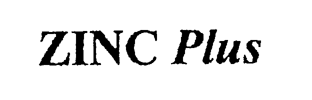 Trademark Logo ZINC PLUS