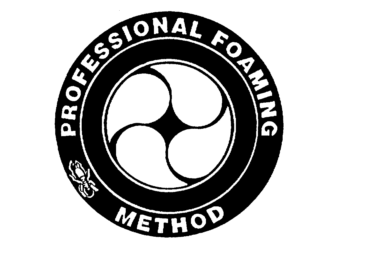 Trademark Logo PROFESSIONAL FOAMING METHOD