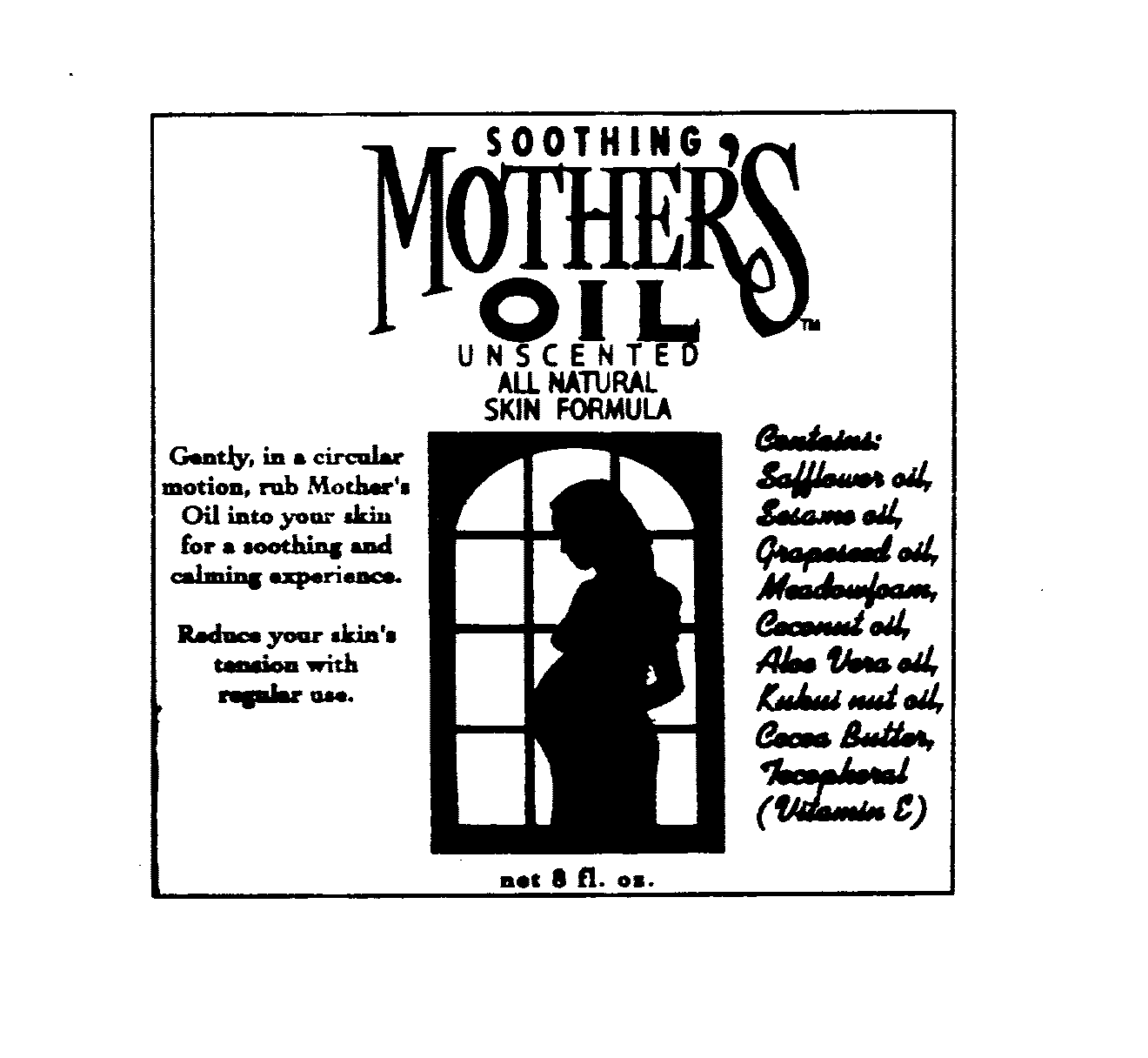 Trademark Logo SOOTHING MOTHER'S OIL (AND OTHER NOTATIONS)