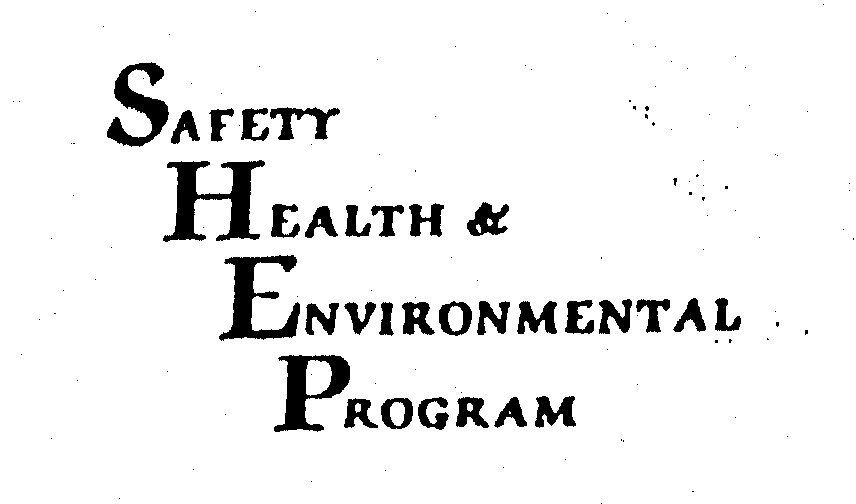 Trademark Logo SHEP SAFETY HEALTH & ENVIRONMENTAL PROGRAM