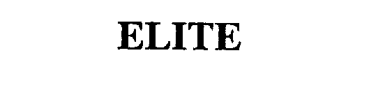 Trademark Logo ELITE