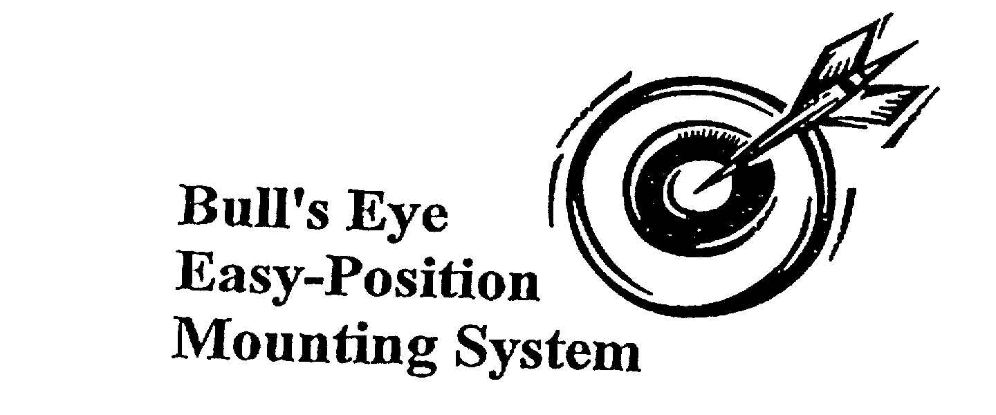 Trademark Logo BULL'S EYE EASY-POSITION MOUNTING SYSTEM