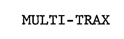 Trademark Logo MULTI-TRAX