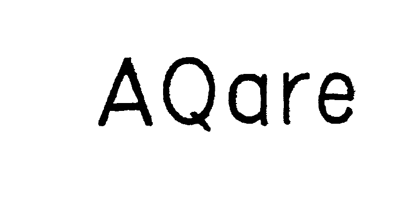 Trademark Logo AQARE