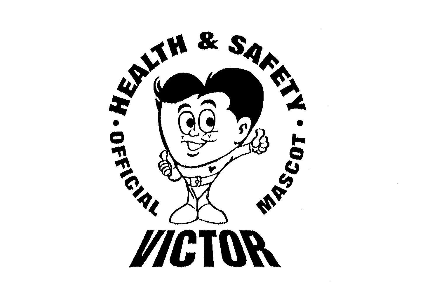  HEALTH &amp; SAFETY OFFICIAL MASCOT "VICTOR"