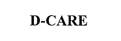 Trademark Logo D-CARE