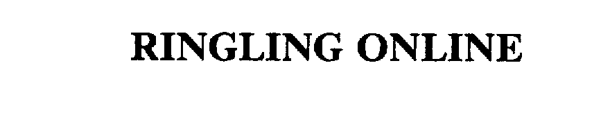 Trademark Logo RINGLING ONLINE