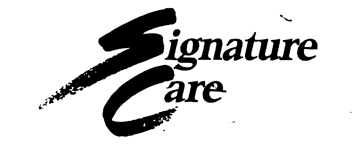 Trademark Logo SIGNATURE CARE