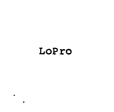 Trademark Logo LOPRO