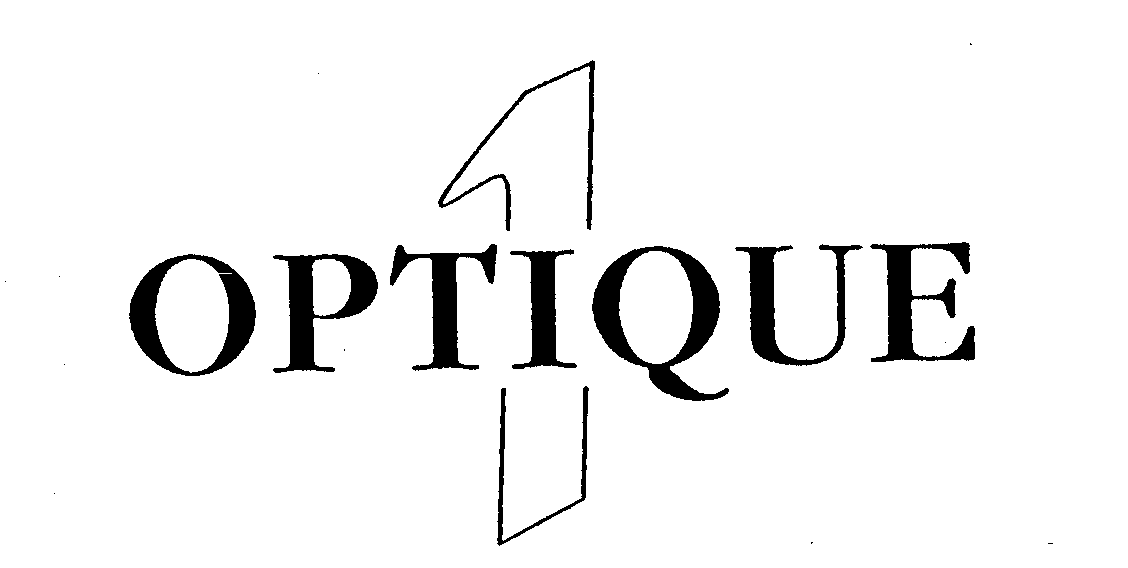 Trademark Logo OPTIQUE 1