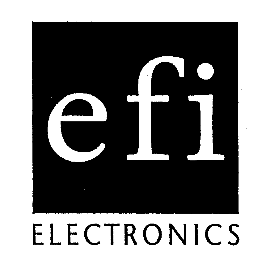  EFI ELECTRONICS