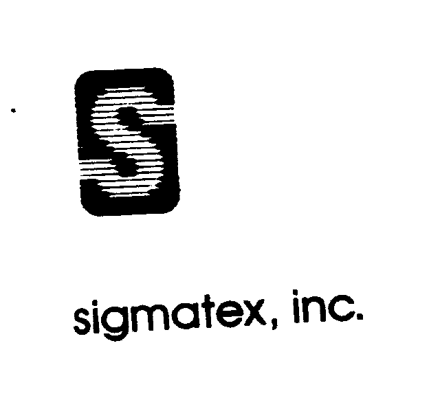 Trademark Logo S SIGMATEX, INC.